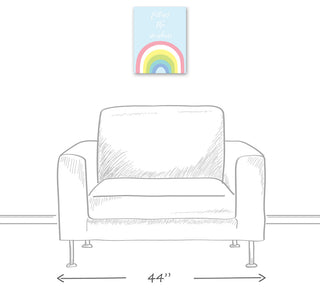 Follow The Rainbow 11x14 Canvas Wall Art