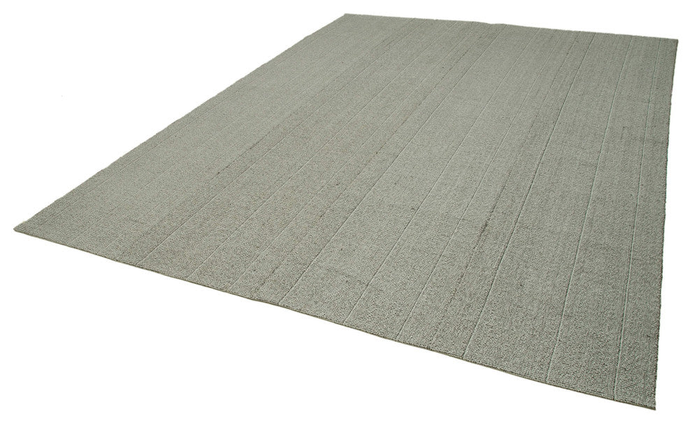 Rug N Carpet - Handmade Turkish 8' 6'' x 11' 2'' Modern Design Wool Kilim Rug