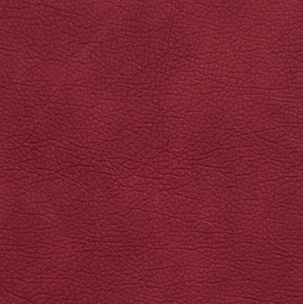 Red Matte Breathable Leather Look And Feel Upholstery By The Yard