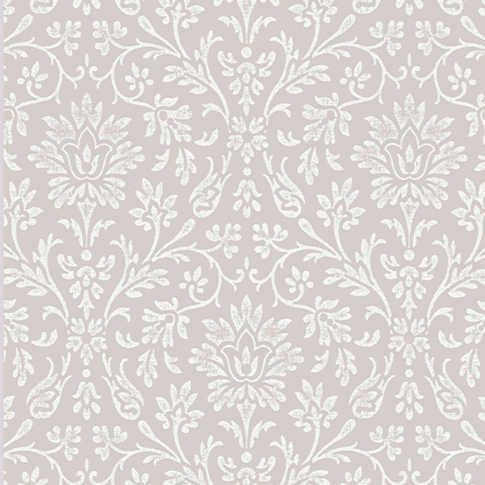 Laura Ashley Annecy Wallpaper, Dove Grey