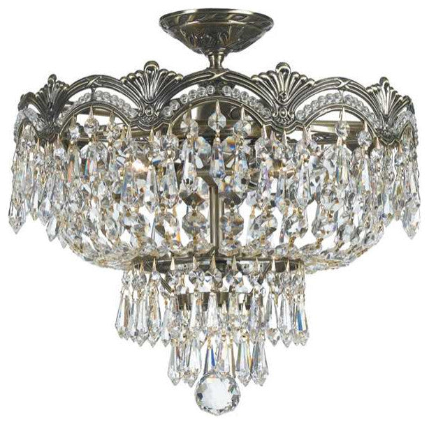 Crystorama Majestic 3-Light Ceiling Mount