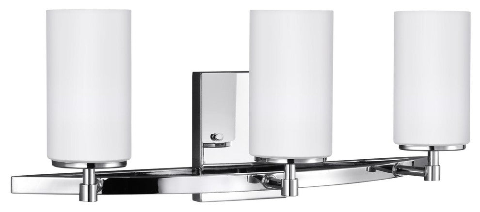 Generation Lighting Lighting 3-Light Wall/Bath, Chrome