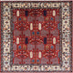 Ahgly Company Indoor Square Mid-Century Modern Area Rugs, 8' Square