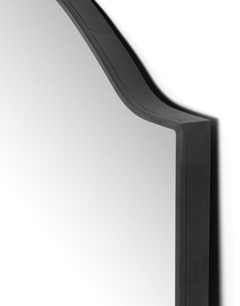 Jacques Floor Mirror-Gunmetal