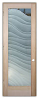Interior Prehung Door or Interior Slab Door - Dreamy Waves - Douglas Fir...