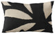 Plutus Black Palm Floral Luxury Throw Pillow, 22"x22"