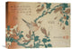 "A Paddy Bird Perched On a Flowering Magnolia Branch" Artwork, 22" x 16"