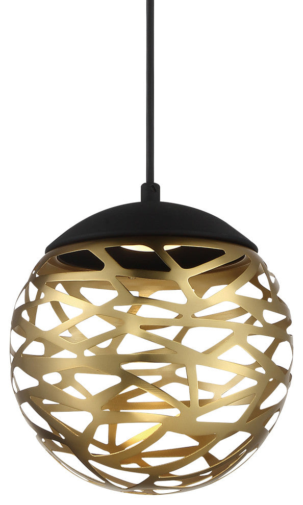 George Kovacs P932-688-L, Golden Eclipse, LED Mini Pendant