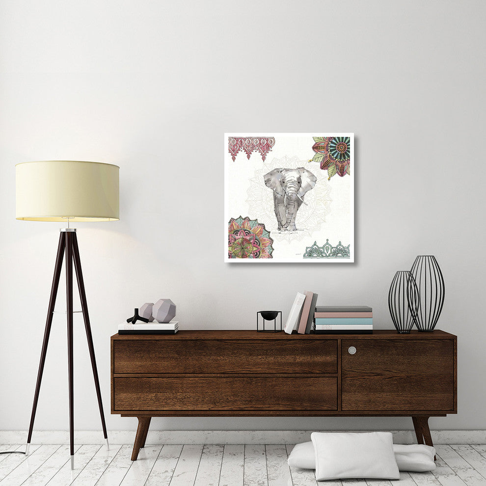 "Mandala Morning IV" Digital Paper Print by Anne Tavoletti, 32"x32"