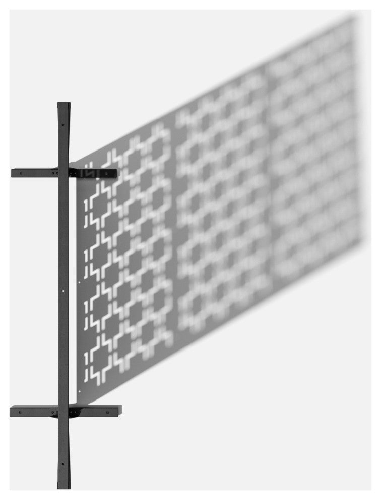 Veradek Screen Series Web Privacy Screen 3 Panel Set w/ Stand