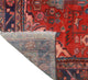 Fine Vintage Distressed Leilah Red/Navy Rug, 4'8x9'4