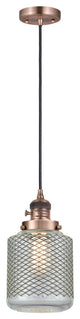 INNOVATIONS 201CSW-AC-G262-LED 1-Light Mini Pendant Antique Copper