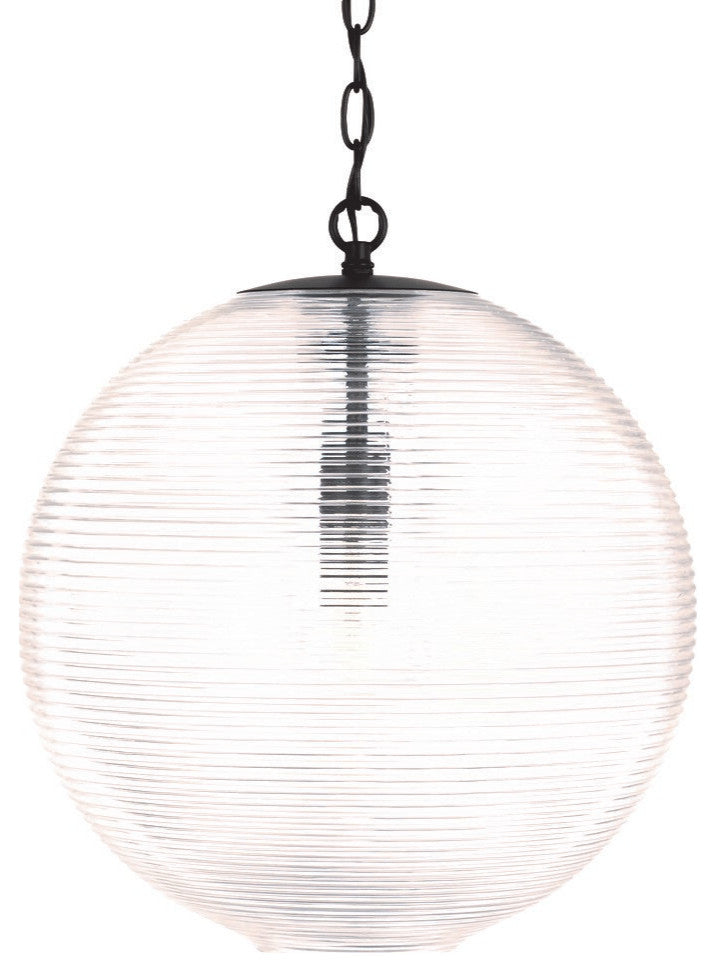 Capital Lighting 349911 Dolan 15"W Pendant - Matte Black