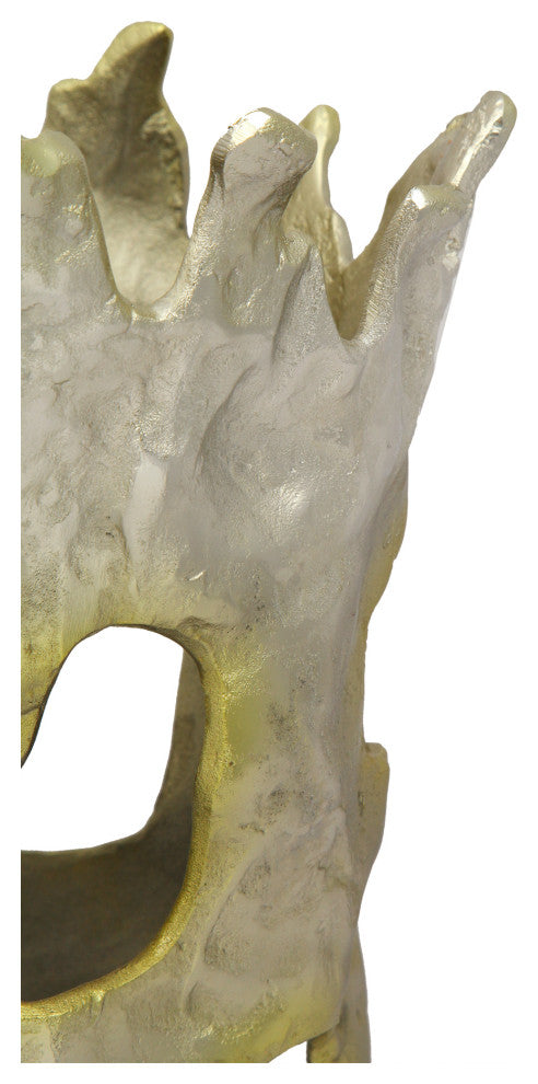Discontinued Molten Champagne Bowl Tall - Silver