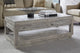 Modus Alexandra 3 Piece Rectangular Coffee, End, Console Table, Rustic Latte