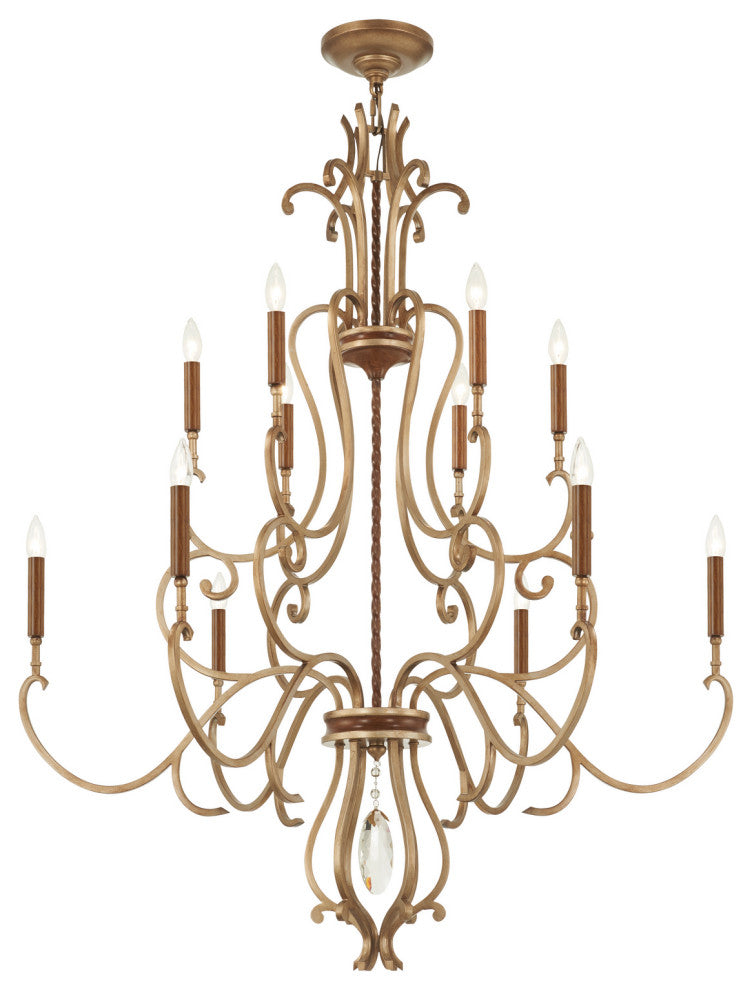 Minka Metropolitan, N6559-690, Magnolia Manor, 12-Light Chandelier