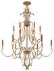 Minka Metropolitan, N6559-690, Magnolia Manor, 12-Light Chandelier