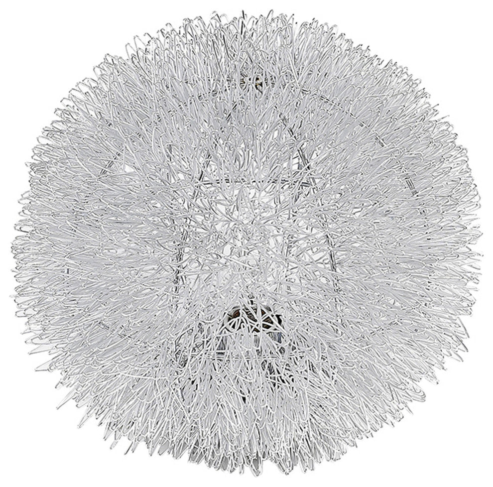 Luminary 1-Light Metallic Silver 12" Accent Lamp