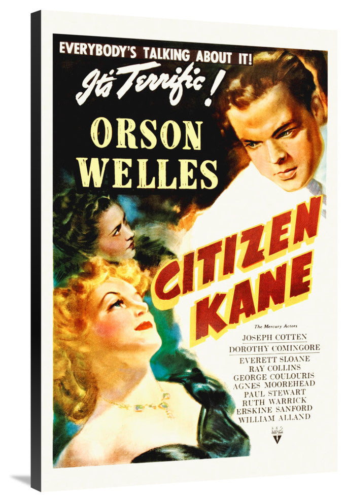 "Citizen Kane" Stretched Canvas Giclee by Hollywood Photo Archive, 26x40"