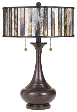 Roland 2-Light Table Lamp, Valiant Bronze