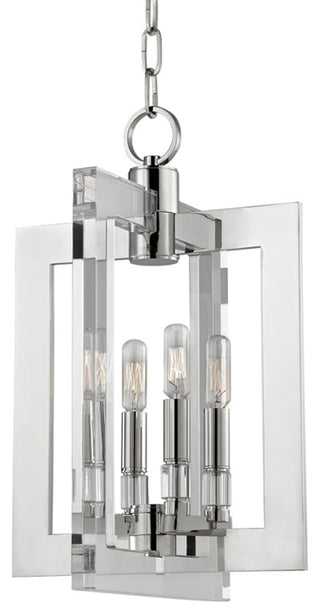 Wellington 4-Light, Pendant, Polished Nickel