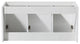 Fresca Vista 48" Double Sink Bathroom Vanity, Glossy White
