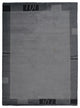 Hand Knotted Tibbati Wool Area Rug Contemporary Grey
