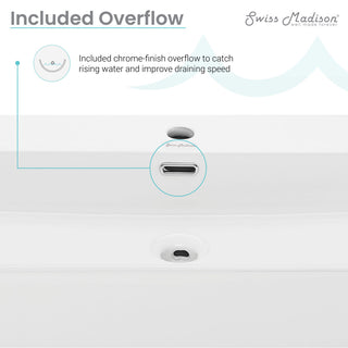 Claire 30" Rectangle Wall-Mount Bathroom Sink