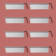Cornice White Urethane Barrington Ornate Design 8 Pieces Totaling 752" Length