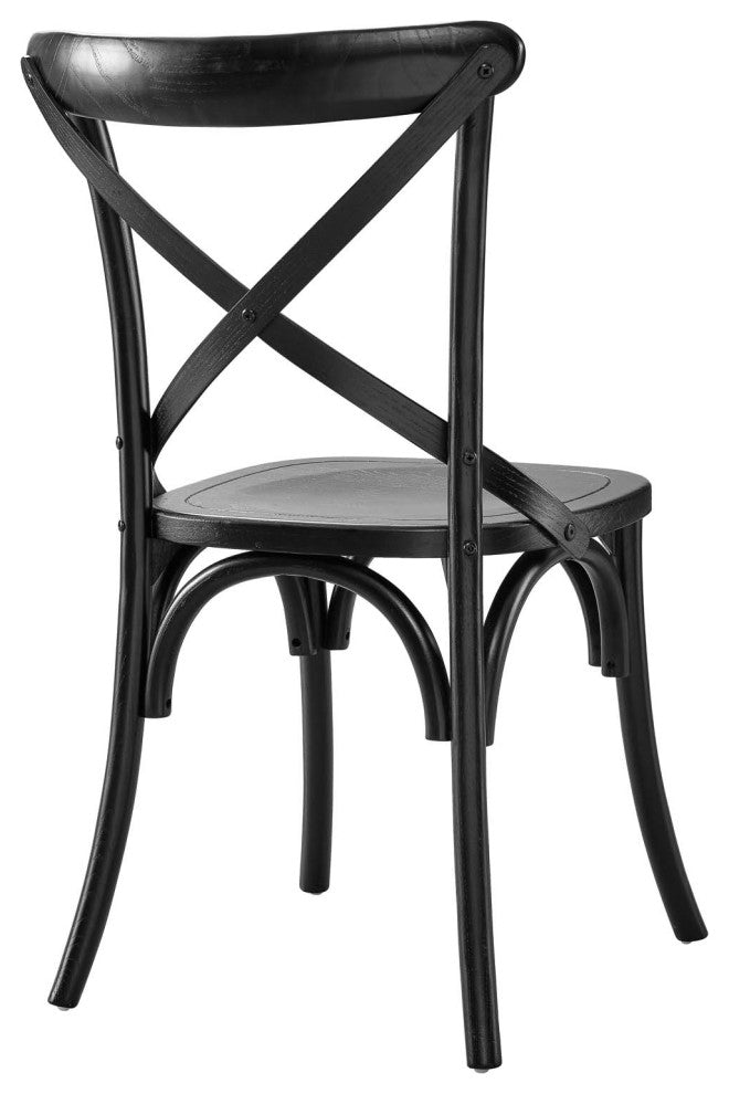 Gear Dining Side Chair, Black