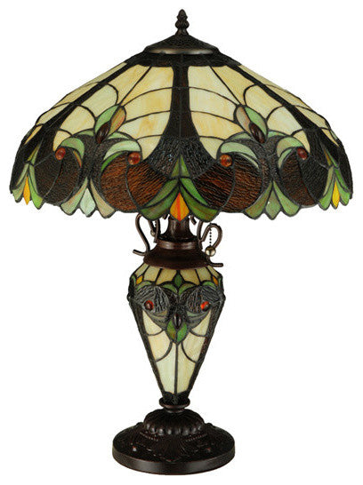 Meyda Lighting 134528 25"H Sebastian Table Lamp