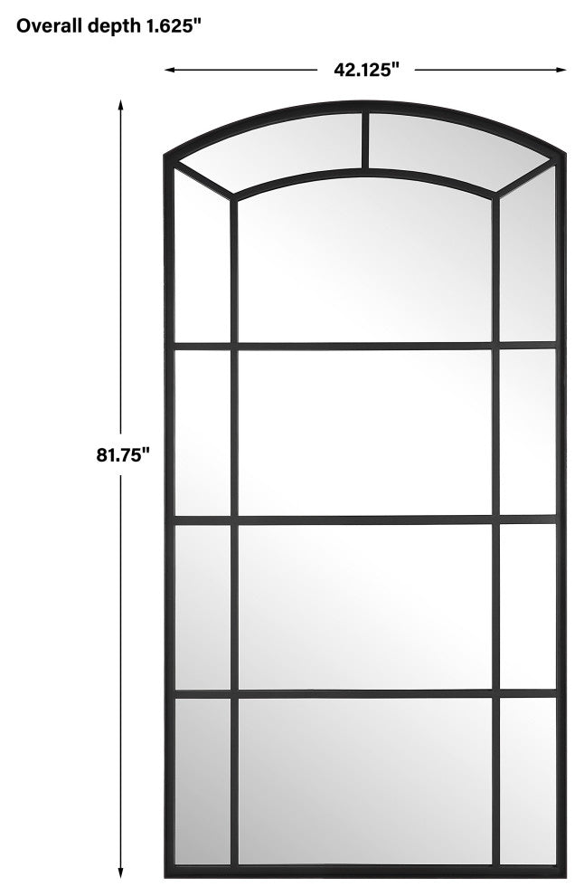 Uttermost Camber Oversized Arch Mirror