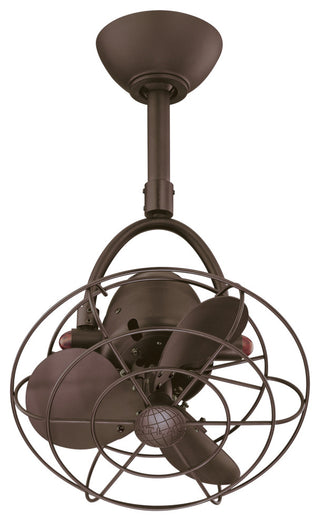 Diane Oscillating Directional Ceiling Fan, Textured Bronze