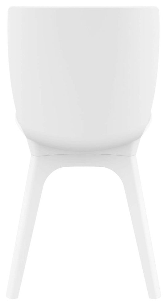 Compamia Mio PP Modern Chair, Set of 2, White