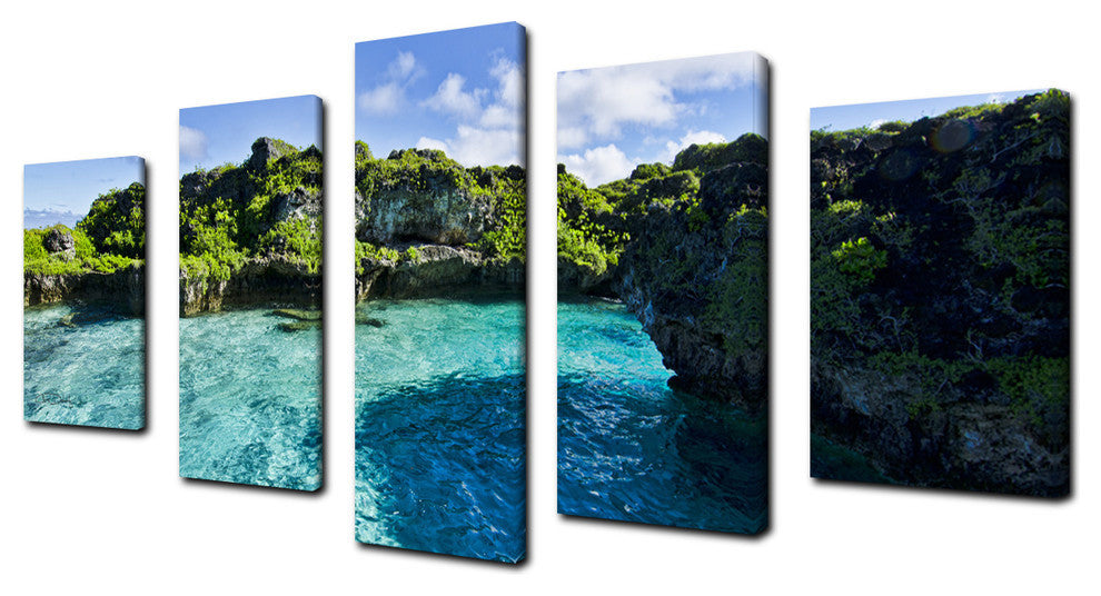 Ready2hangart Chris Doherty 'Seaglass' 5-piece Canvas Wall Art
