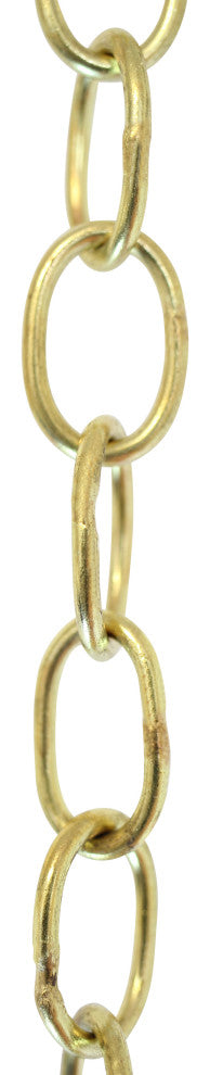 RCH Hardware Brass Loop Chandelier Chain, Various Finishes, Acid Dipped, W18