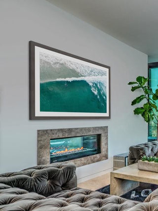 "Riding the Wave" Framed Painting Print, 30"x20"