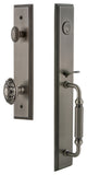 Carre' 1-Piece Dummy Handleset, F Grip and Grande Victorian Knob, 849071