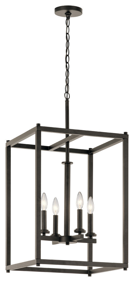 Foyer Pendant 4-Light, Olde Bronze