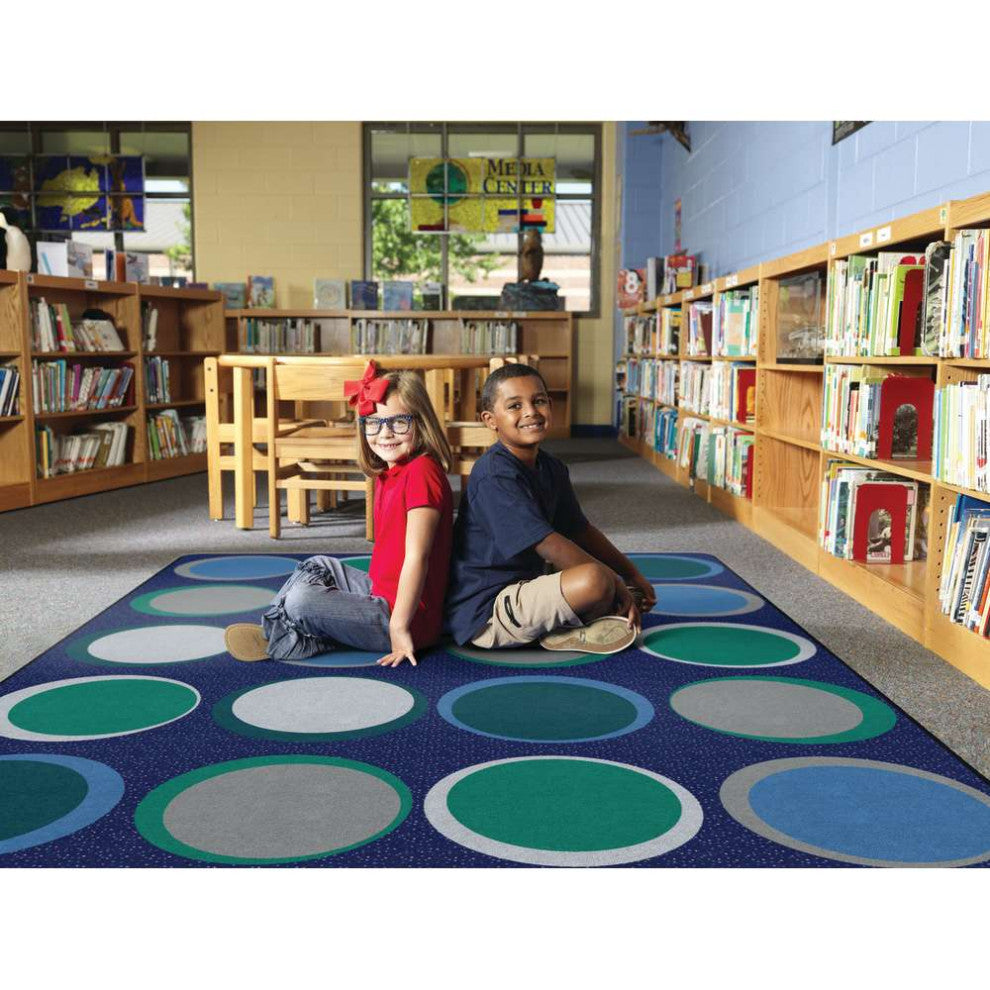 Flagship Carpets VA1827-32FS 6'X8'4" Sitting Spots Cool Educational Rug