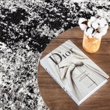 Shag Ridley Gray/Black Rug, Gray, 7'10"x10'