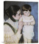 "Young Thomas And His Mother 1893" Canvas Giclee by Mary Cassatt, 17"x22"