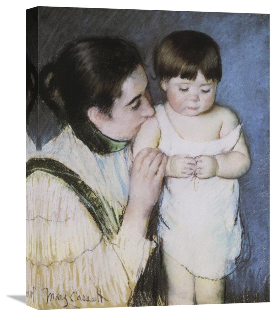 "Young Thomas And His Mother 1893" Canvas Giclee by Mary Cassatt, 17"x22"