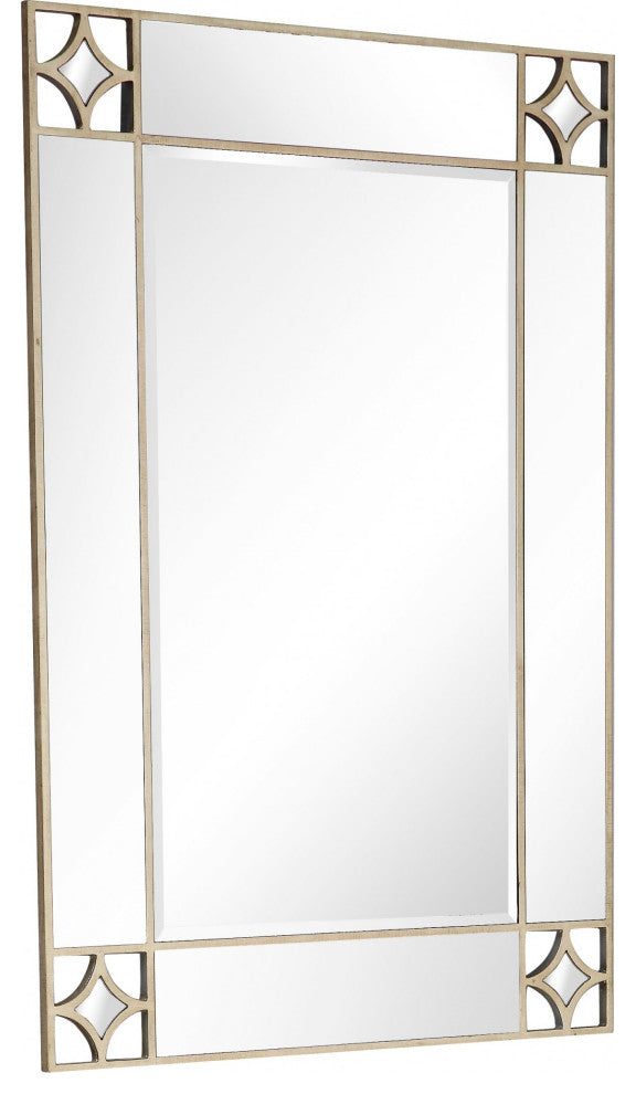 Champagne Finish Wall Mirror