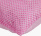 Pink Decorative Pillow Covers 22"x22" Silk, Pink Beehive