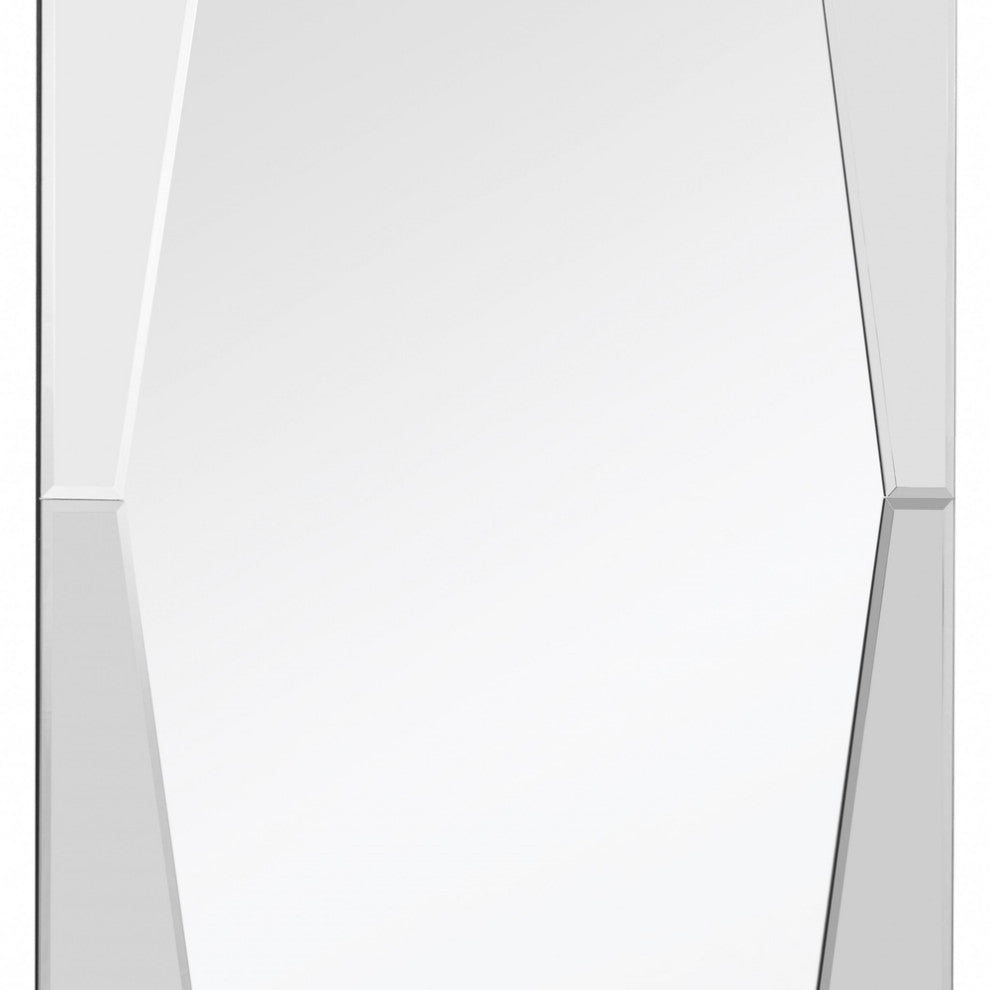 Clear Rectangle Accent Glass Mirror