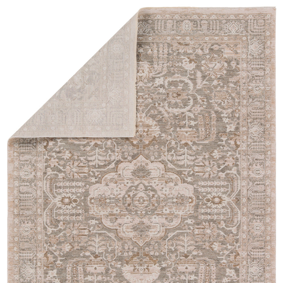 Jaipur Living Acair Medallion Beige/Gray Area Rug 6'X9'