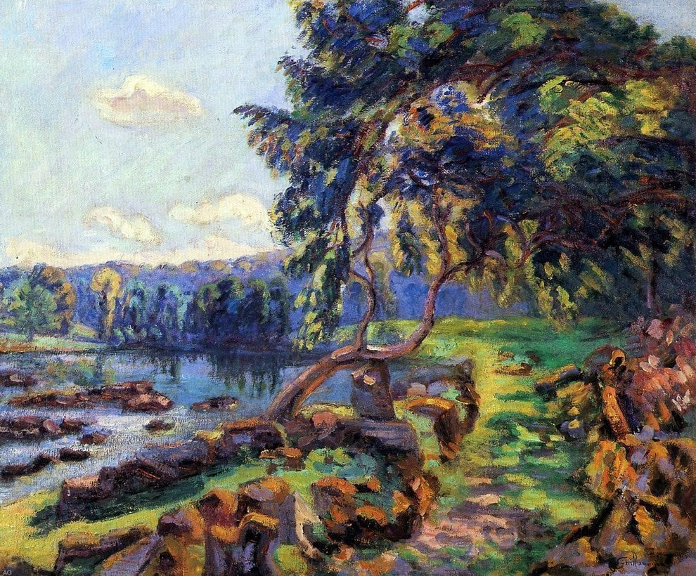 Armand Guillaumin Rapids at Genetin, 20"x25" Wall Decal Print