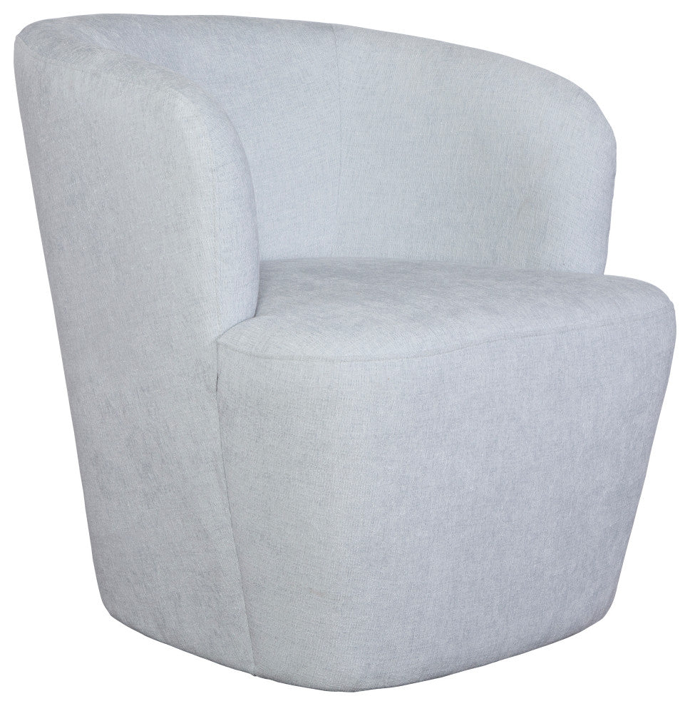 Uttermost Mist Barrel Swivel Chair