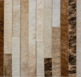 Cowhide Patchwork Rug, Poseidon, Morph, 12' X 15'